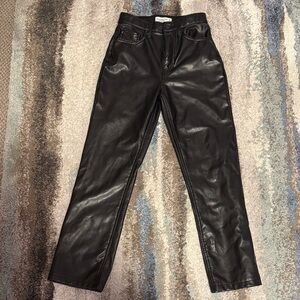 Abercrombie & Fitch Black Straight Leg Pants SHORT